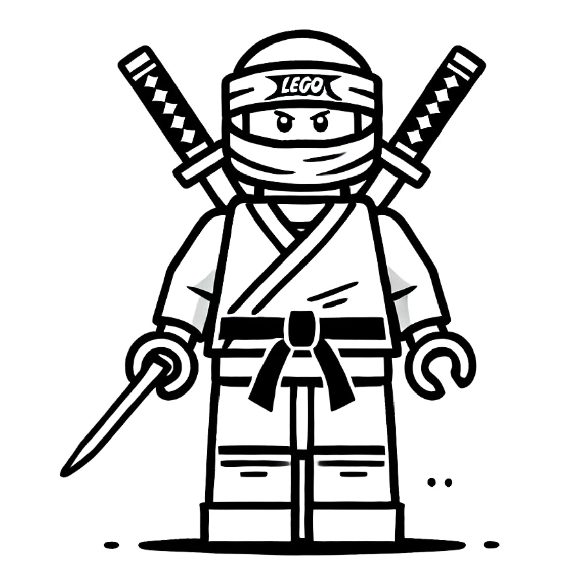 Tranh tô màu Lego Ninjago đẹp nhất cho bé tập tô tại nhà